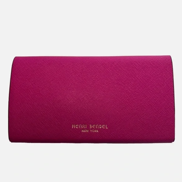 HENRI BENDEL ⭐️ saffiano leather foldable sunglasses case - Picture 5 of 10